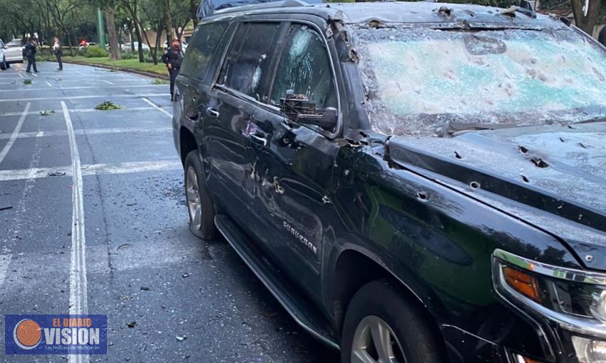 AMLO ofrece apoyo total a Sheinbaum y a García Harfuch, tras atentado