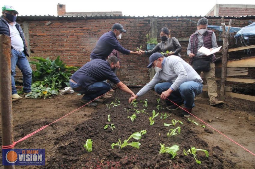 En Nurio incentivan la Agricultura Sustentable mediante huertos de traspatio
