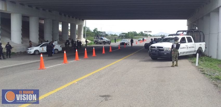 Activan operativo para blindaje de Lázaro Cárdenas