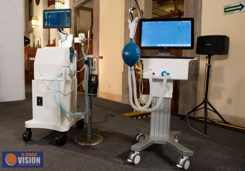 Presentan ventiladores fabricados por científicos del Conacyt