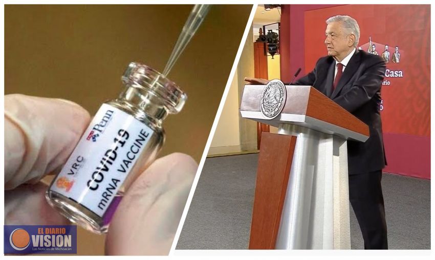 Vacuna contra COVID-19 significa “tranquilidad y salud”, afirma AMLO