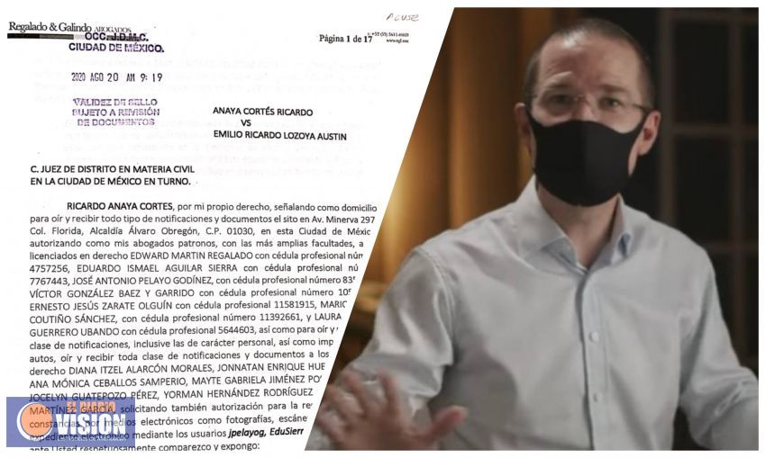 Ricardo Anaya denuncia a Emilio L por daño moral