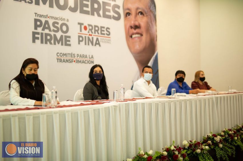 Torres Piña instala los primeros 300 Comités Sociales por la Transformación de Michoacán