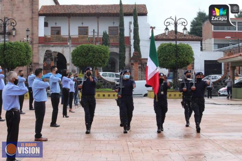 Ayuntamiento de Zacapu, celebra, 173 aniversario de la gesta heroica de los niños héroes 