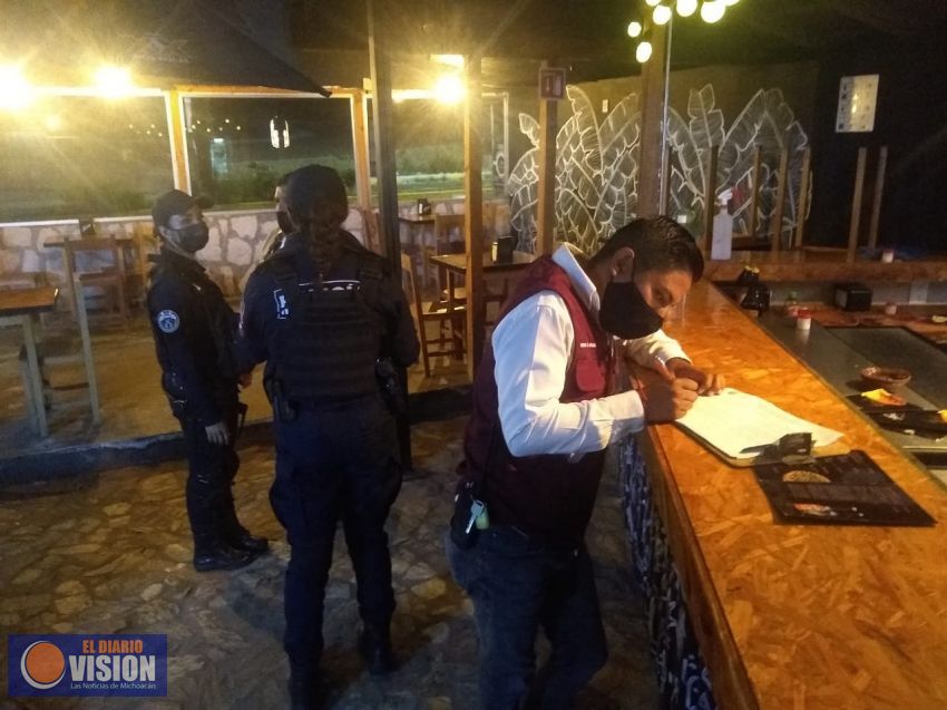 Gobierno de Morelia realiza operativo de vigilancia sanitaria