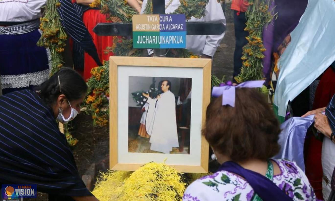 En Zacapu, conmemoran el XXV aniversario luctuoso de Tata Agustín García Alcaraz 