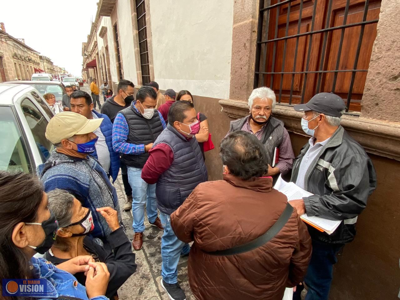 Gobierno de Morelia, atiende problemática de comerciantes 