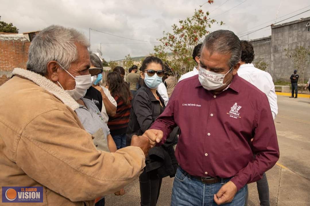 Raúl Morón impulsa la transformación de colonias populares 