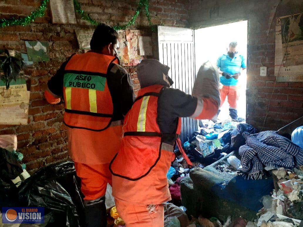 Atiende Gobierno de Morelia reporte sobre acumulador de basura 