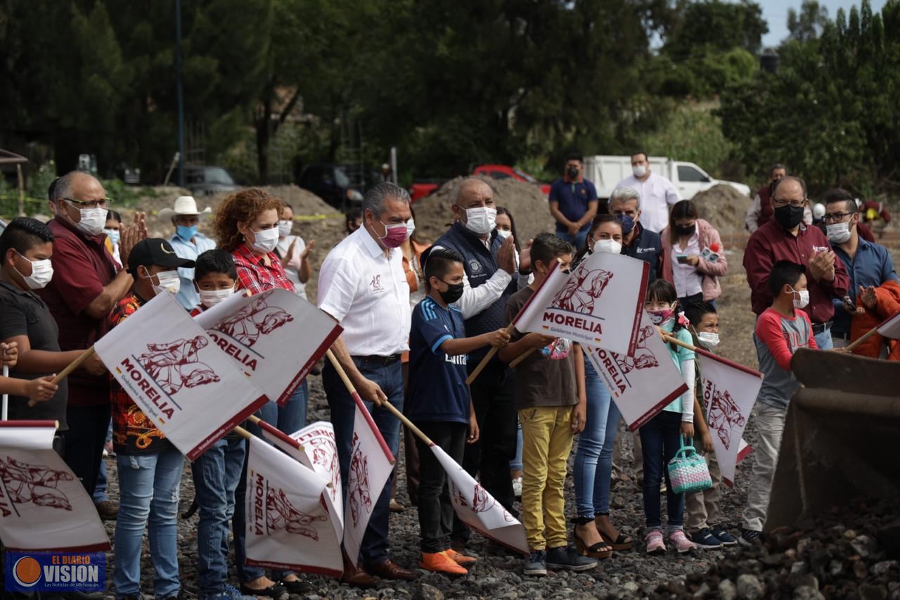 Con puesta en marcha de planta tratadora, cumple Raúl Morón en las comunidades del municipio 