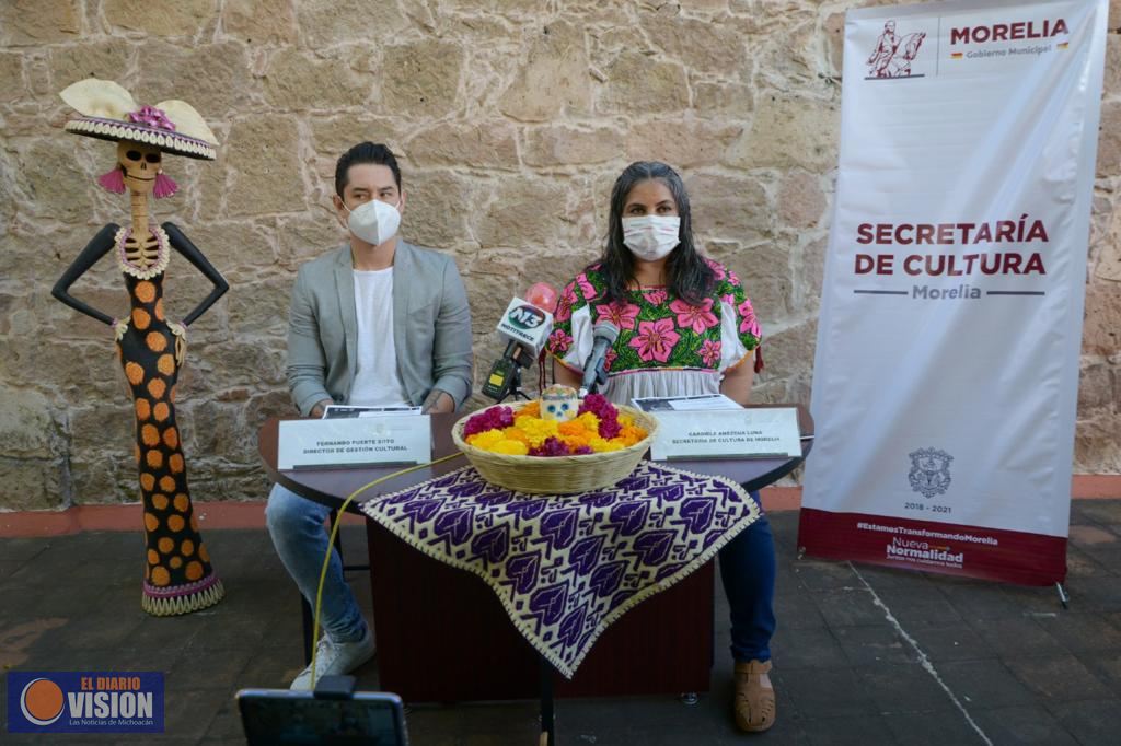 Gobierno de Morelia anuncia sus actividades culturales de Noche de Muertos 