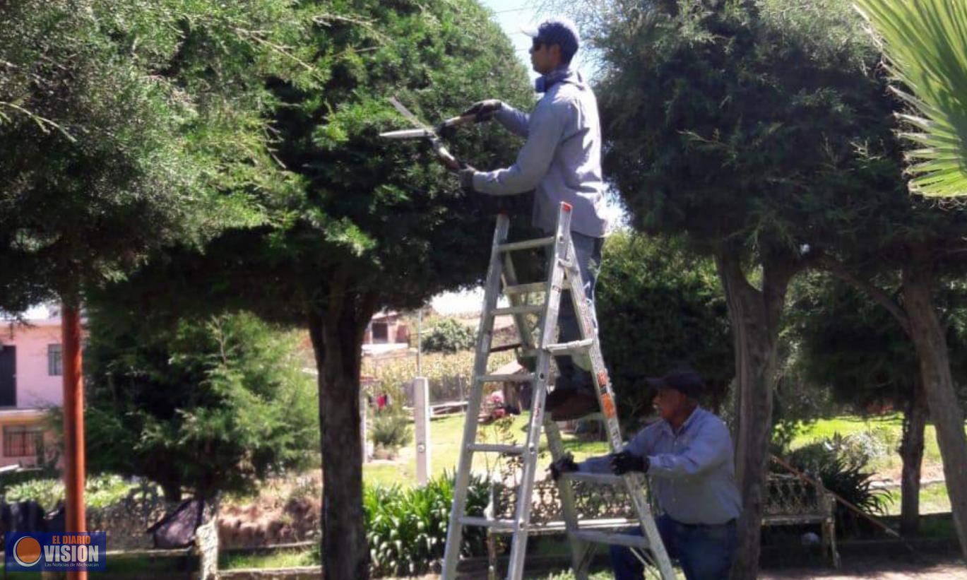 Gobierno de Zacapu, continua con las jornadas de limpieza en espacios públicos 