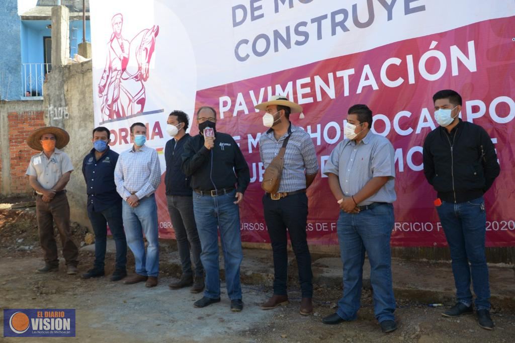 Continúa Gobierno de Morelia con obras en tenencias y comunidades 