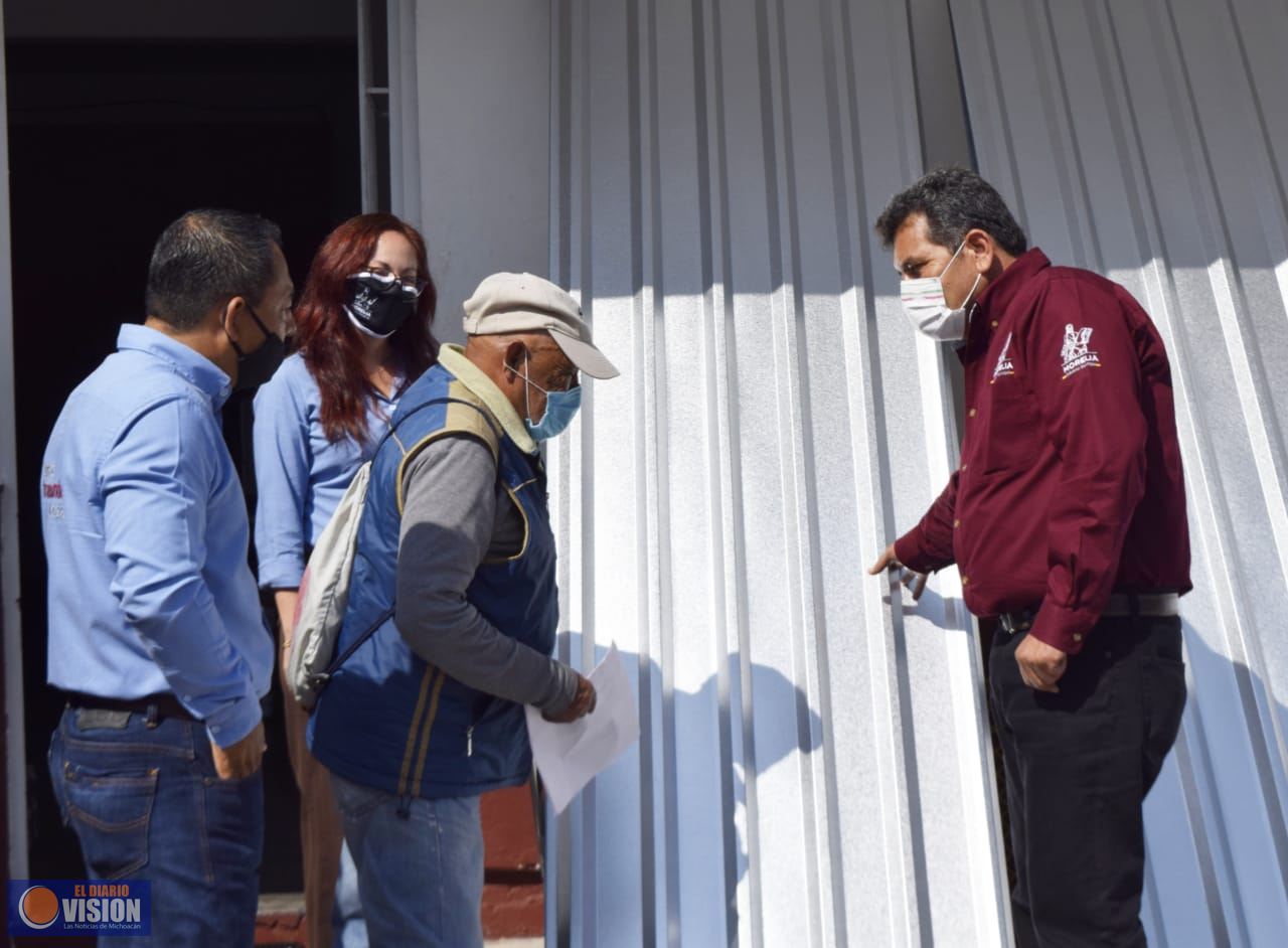 Gobierno de Morelia continúa trabajos de mejoramiento de vivienda 