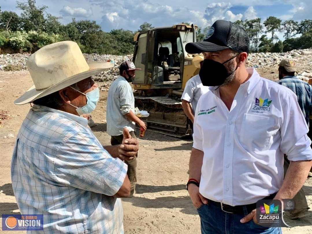 Luis Felipe León, reafirmó su apoyo a los recolectores del relleno sanitario 