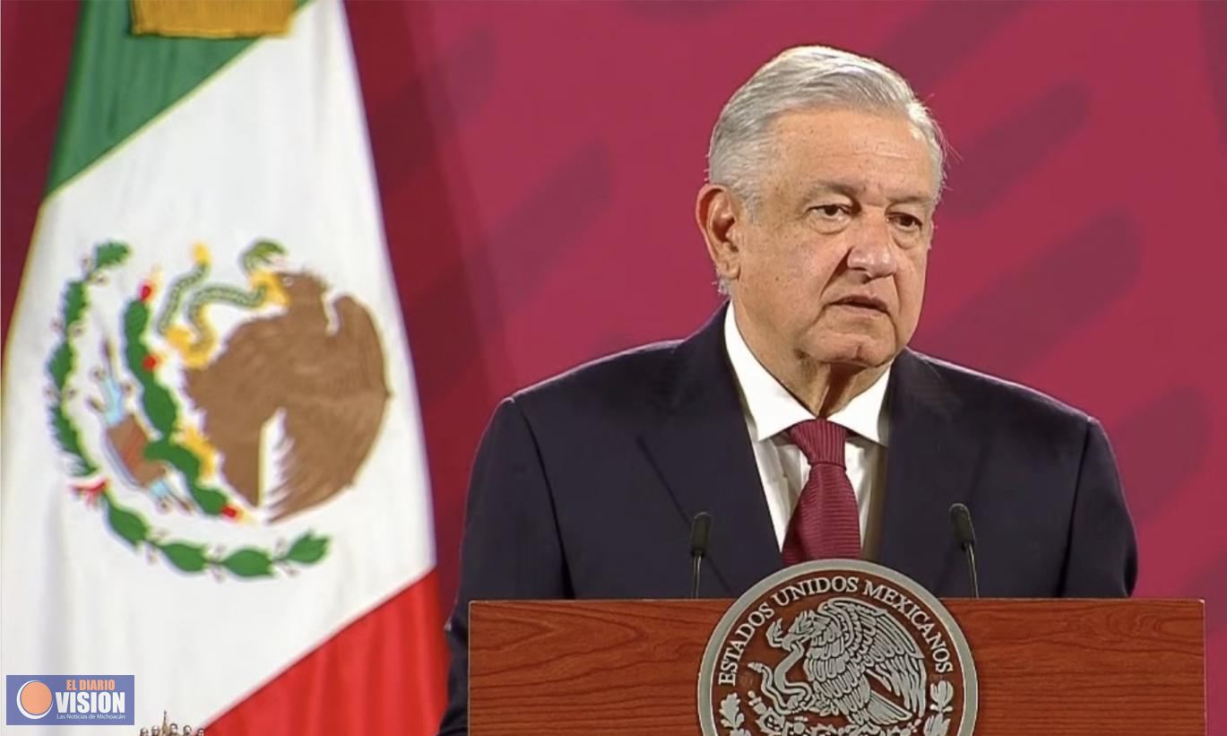 No estamos presentando denuncias contra expresidentes: López Obrador