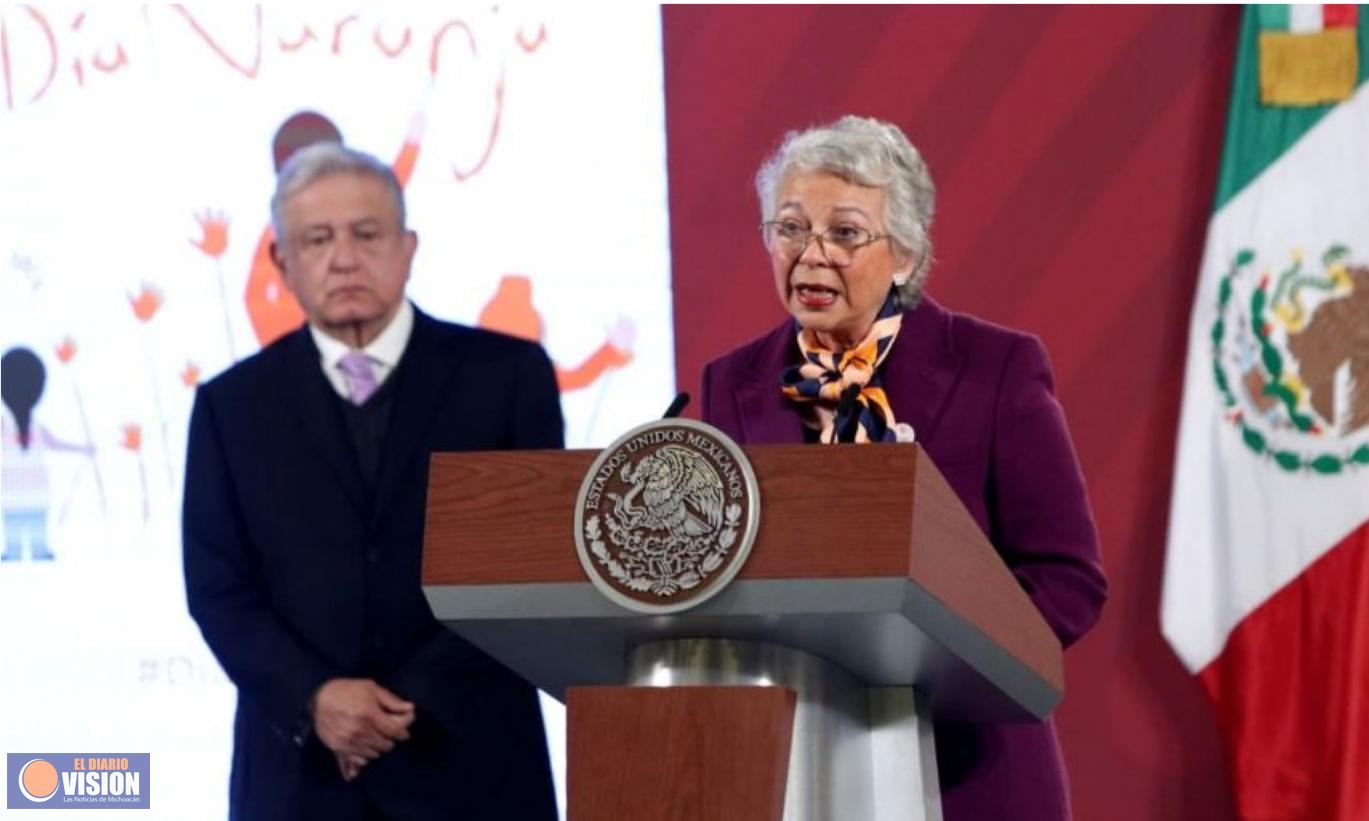 Cero tolerancia a la violencia de género: Olga Sánchez Cordero