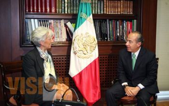 Christine Lagarde reconoce fortaleza económica de México