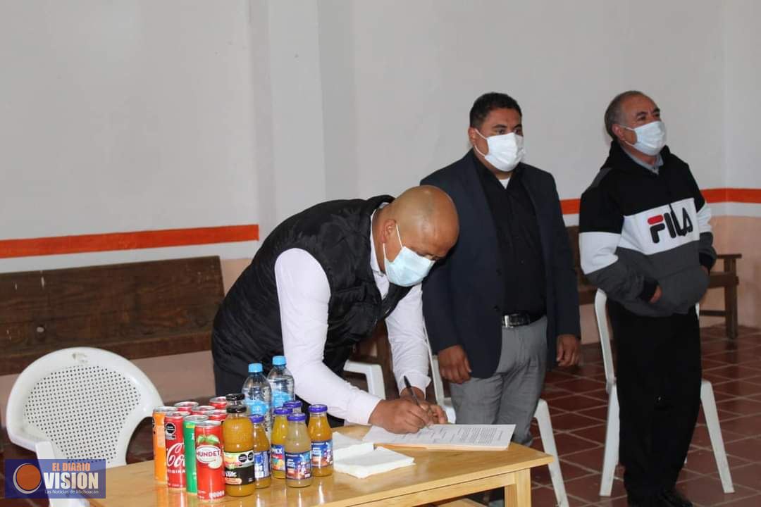 En Villa Morelos firman el “Frente contra el COVID-19” 