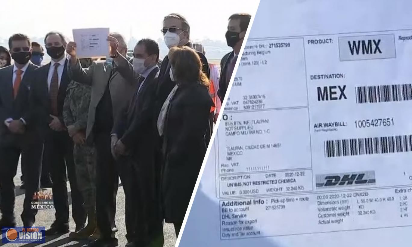 ¿Vacuna aterriza hoy en México?