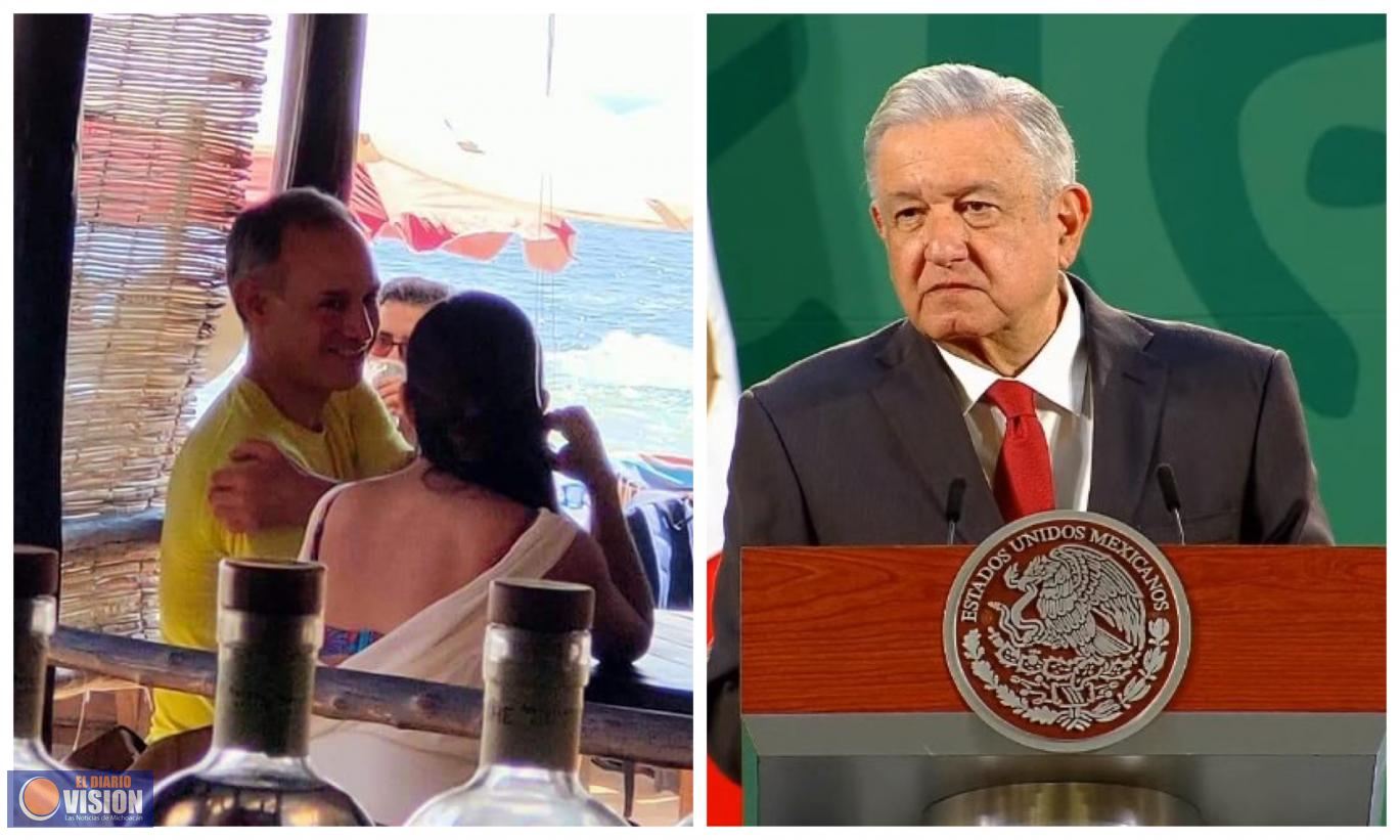 Bien que haya escrutinio, pero el servidor público tiene derechos: AMLO sobre fotos de Gatell 