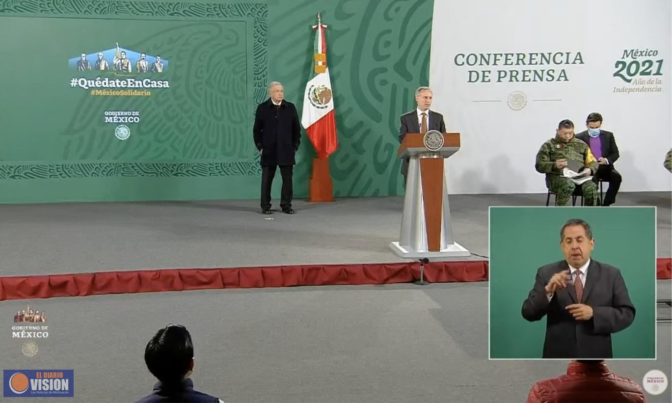 Anuncia López Gatell: hoy inicia un acelerado aumento de la vacunación en México