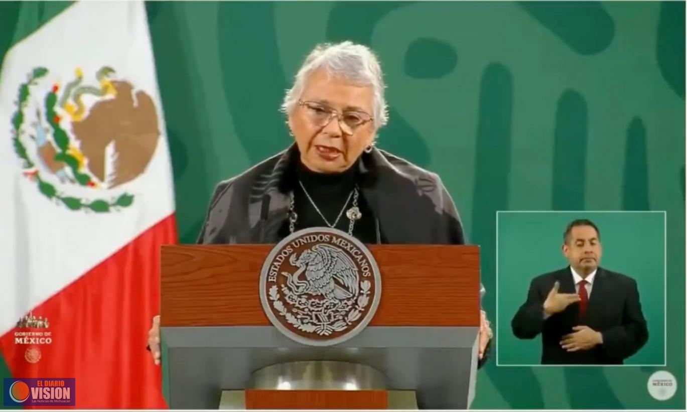 AMLO está estable y en pleno ejercicio de sus funciones como presidente: Sánchez Cordero