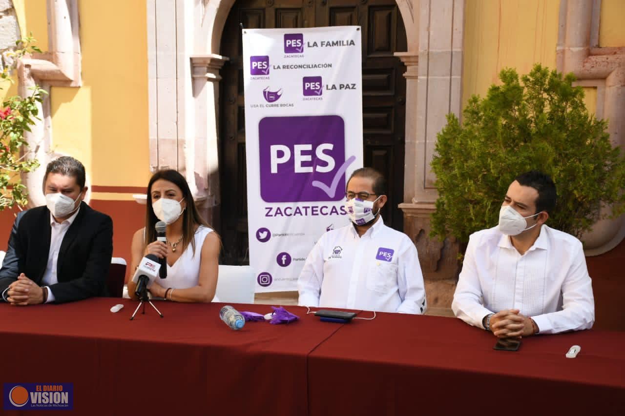Presenta PES a Lupita Medina como candidata a Gobernadora en Zacatecas 