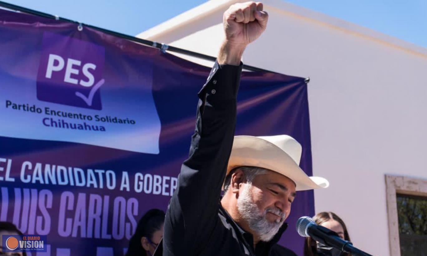 El Capi Arrieta se registra por el PES como candidato a Gobernador en Chihuahua