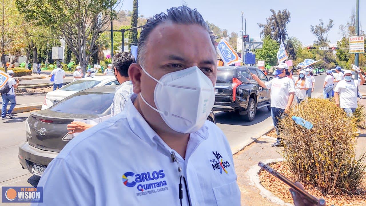 Sostengo primer acercamientos con la ciudadanía y han sido favorables, destaca Carlos Quintana 