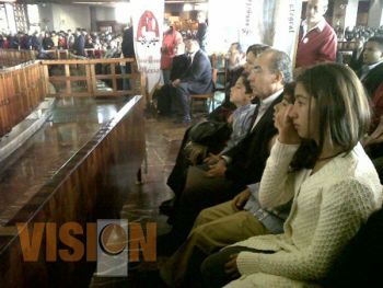 Asistió a la Basílica, Felipe Calderón