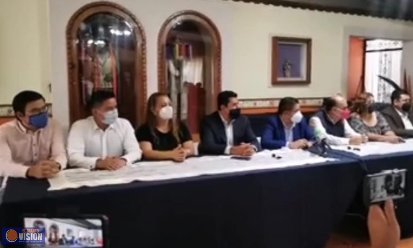 En Uruapan, se fractura Morena, retiran apoyo a Nacho Campos y Carlos Manzo