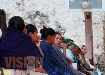 Rinde Llanderal informe de resultados en Cherán