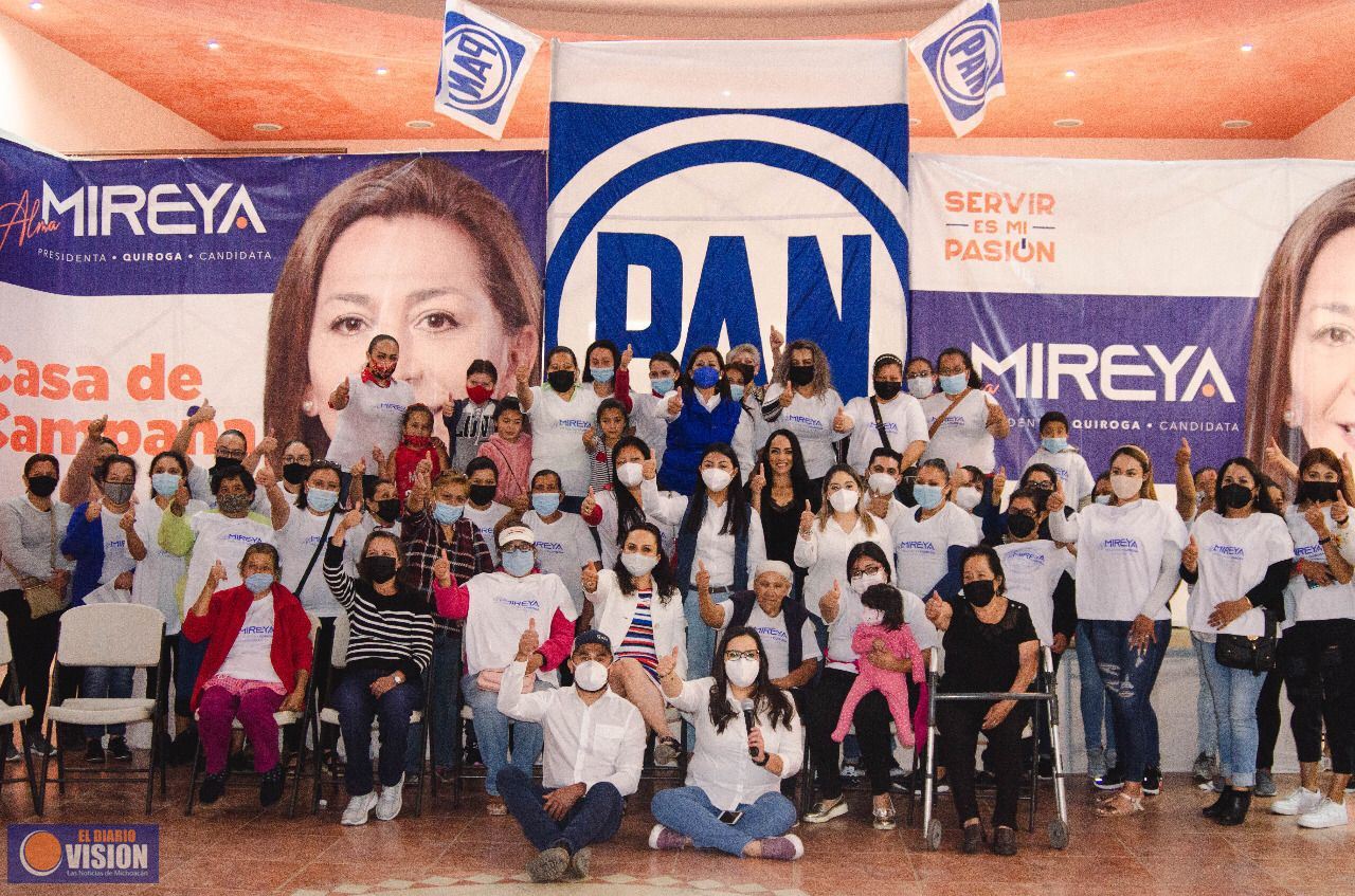 Alma Mireya González aliada para empoderar a las mujeres de Quiroga 