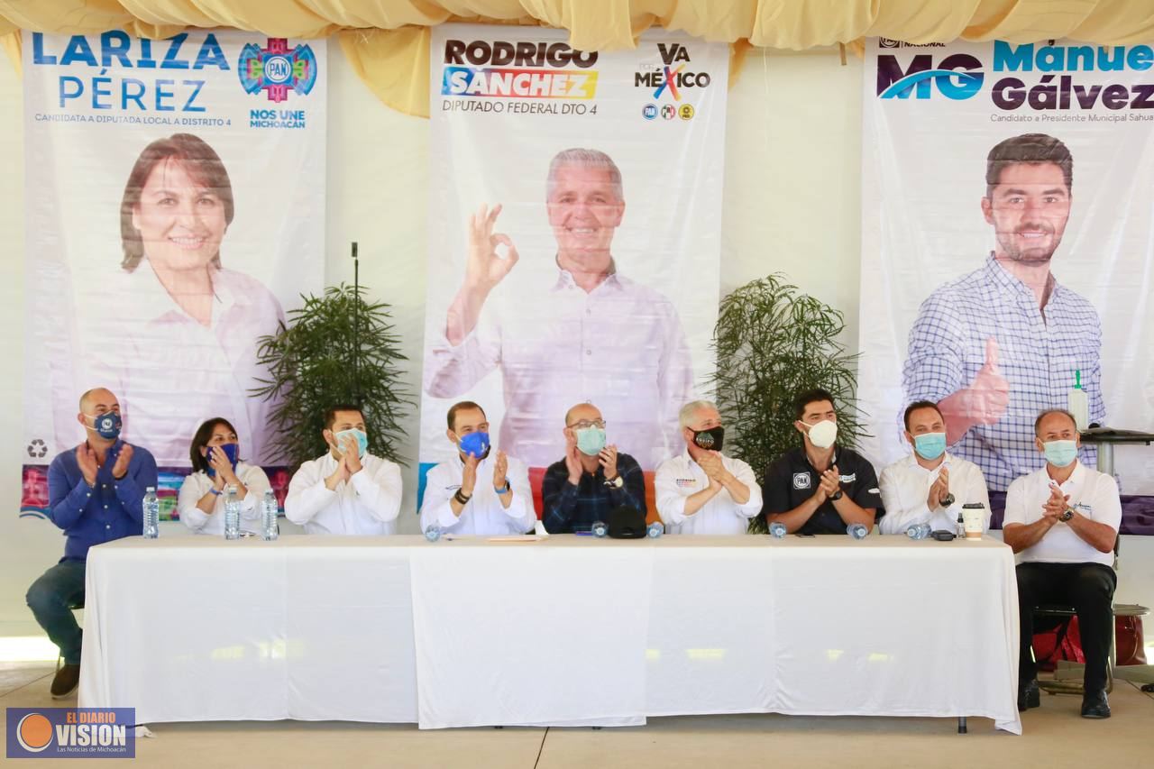 La única opción, que le va a ganar a Morena es Acción Nacional: Marko Cortés