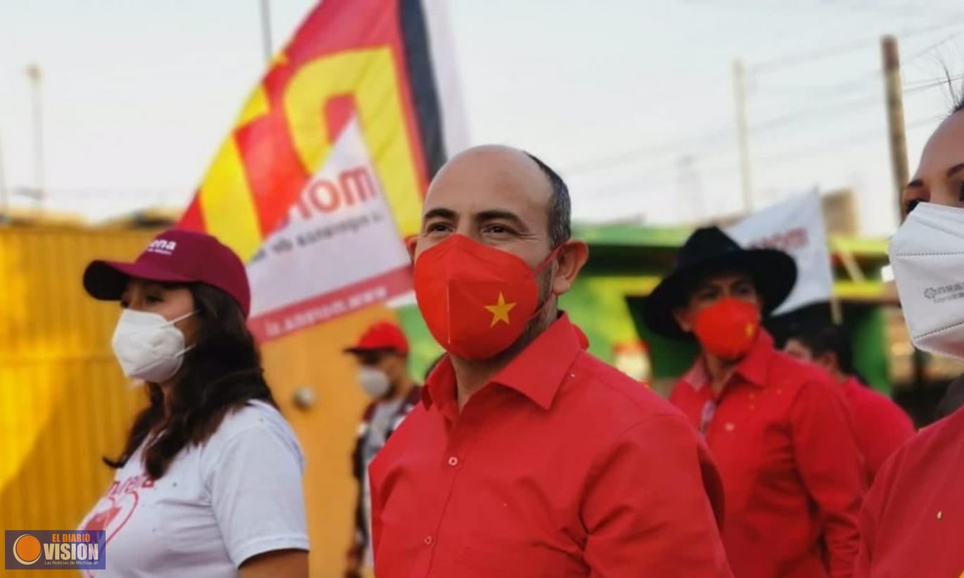 Lucharemos de la mano con el pueblo para transformar Tarímbaro: Eric Gaona García 