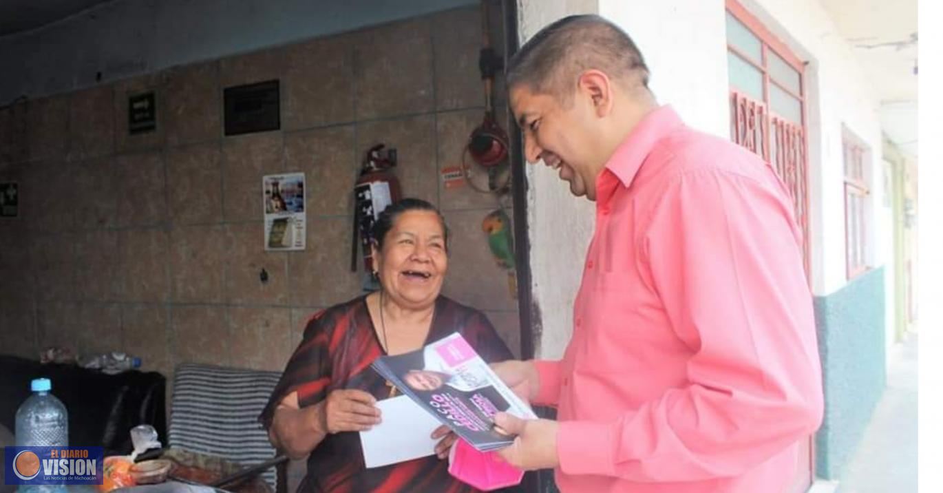 Paco Cedillo invita a los uruapenses a votar de manera inteligente
