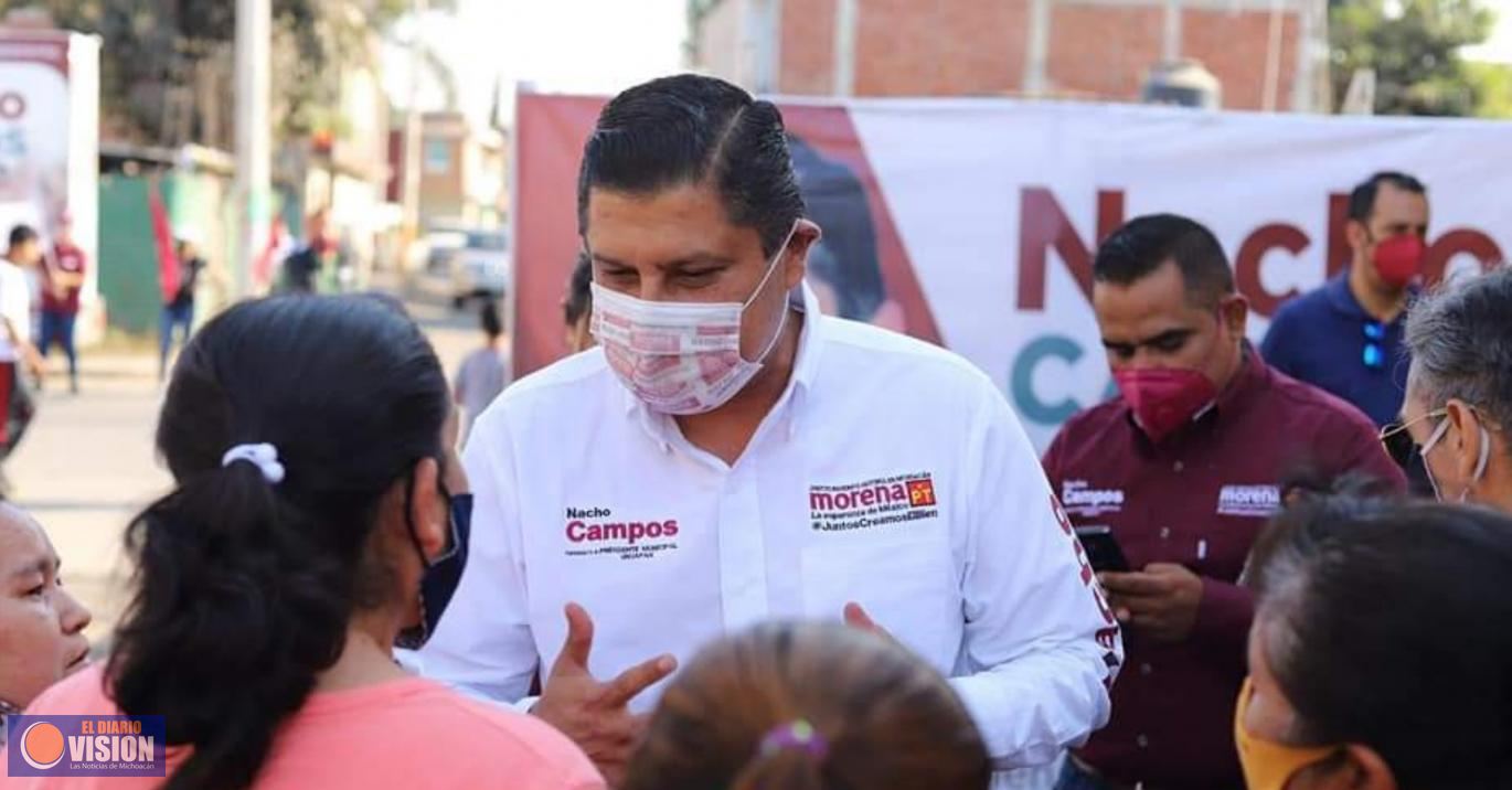 Vamos a ganar, porque así lo dice Uruapan: Nacho Campos