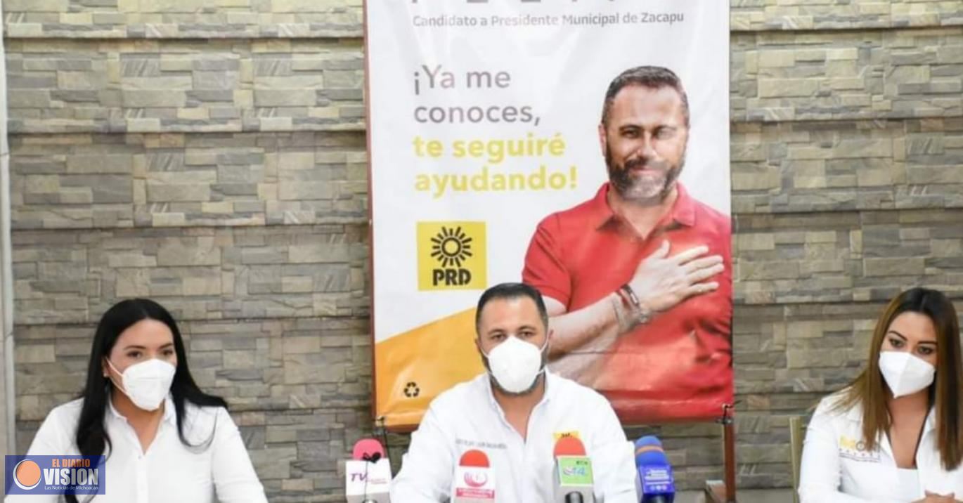 Presenta Luis Felipe León Balbanera, principales ejes de trabajo para Zacapu