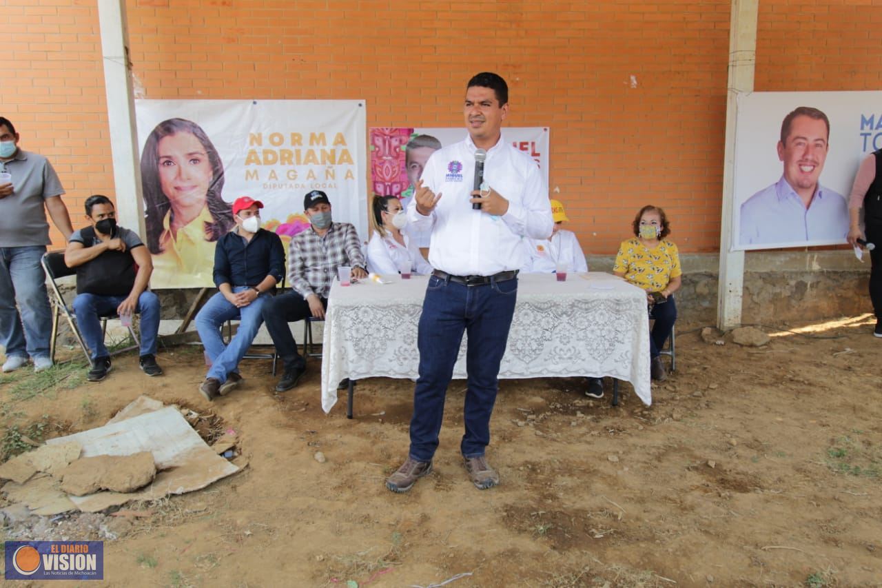 Mis compromisos con las colonias son reales y alcanzables: Miguel Paredes 
