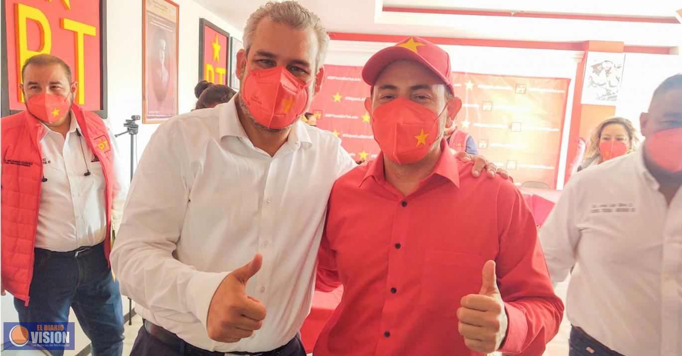 Instalar la 4T en Tarímbaro, compromiso de Éric Gaona 