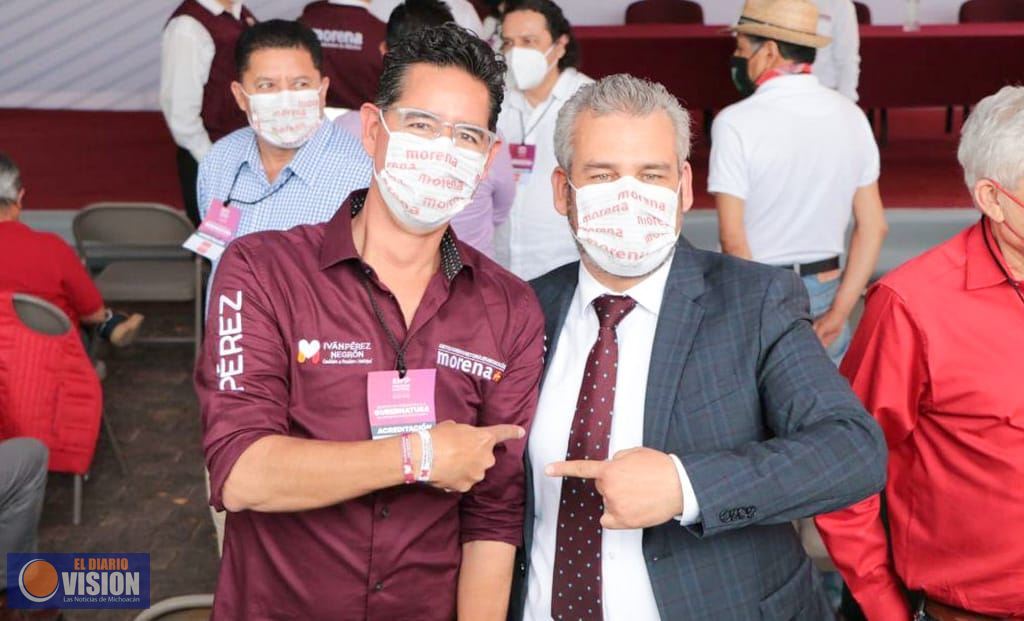 Con Alfredo Ramirez llegará la 4 Transformación a Michoacán: Iván Pérez Negrón 
