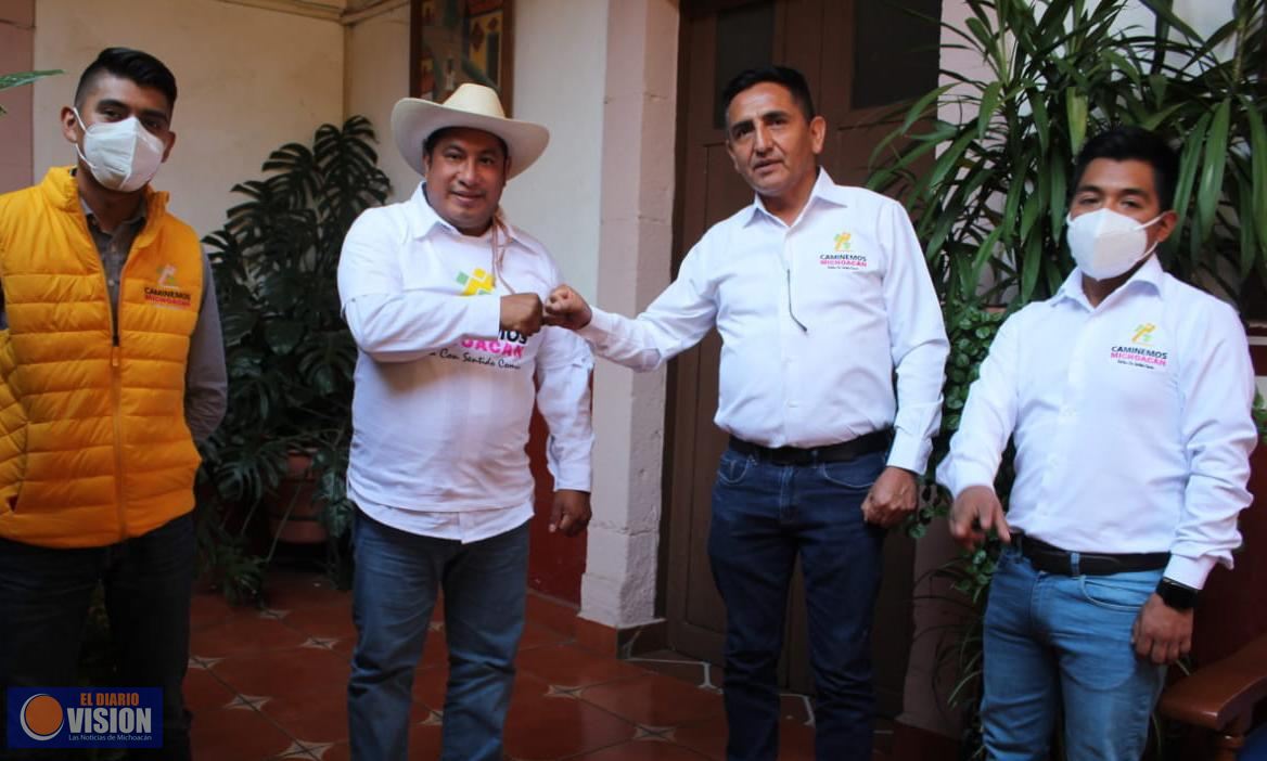 Se suma Caminemos Michoacán con Marco Aurelio 