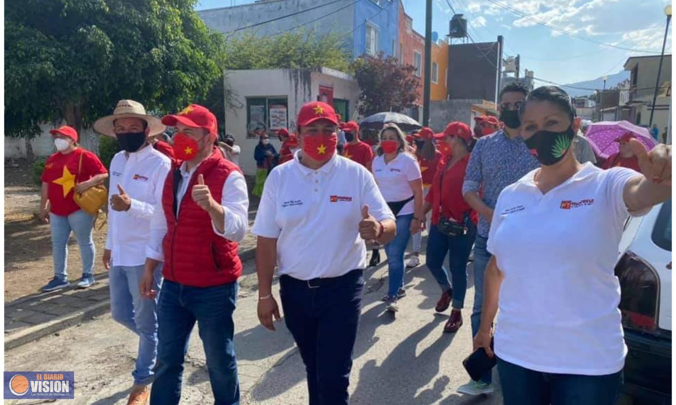 Eric Gaona García, visitó los fraccionamientos Privadas del Sol y Puertas del Sol