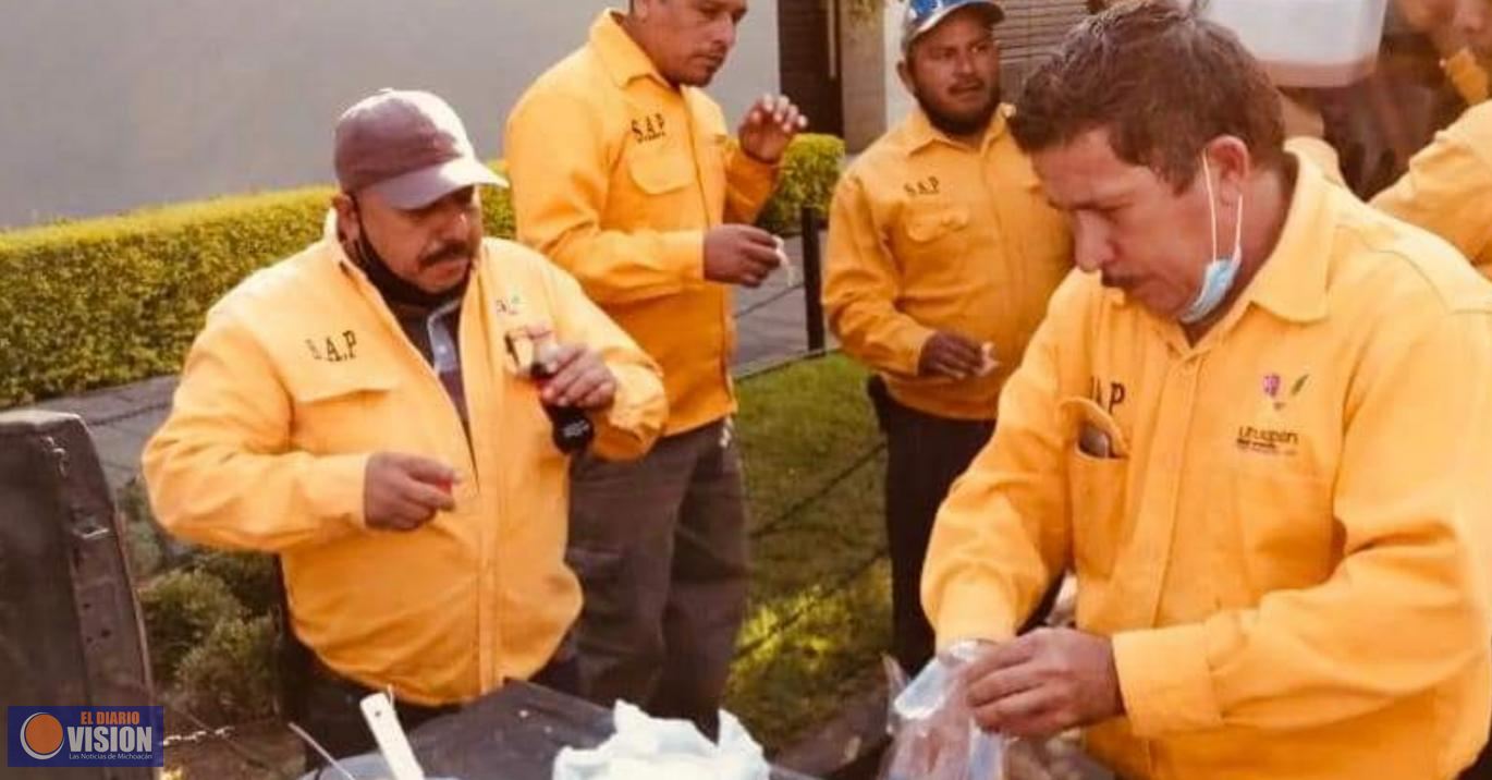 Agradecen Brigadistas apoyo de los uruapenses