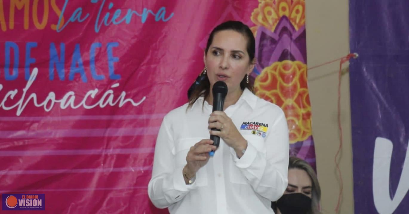 Tenemos la capacidad y la experiencia que las y los michoacanos necesitan: Macarena