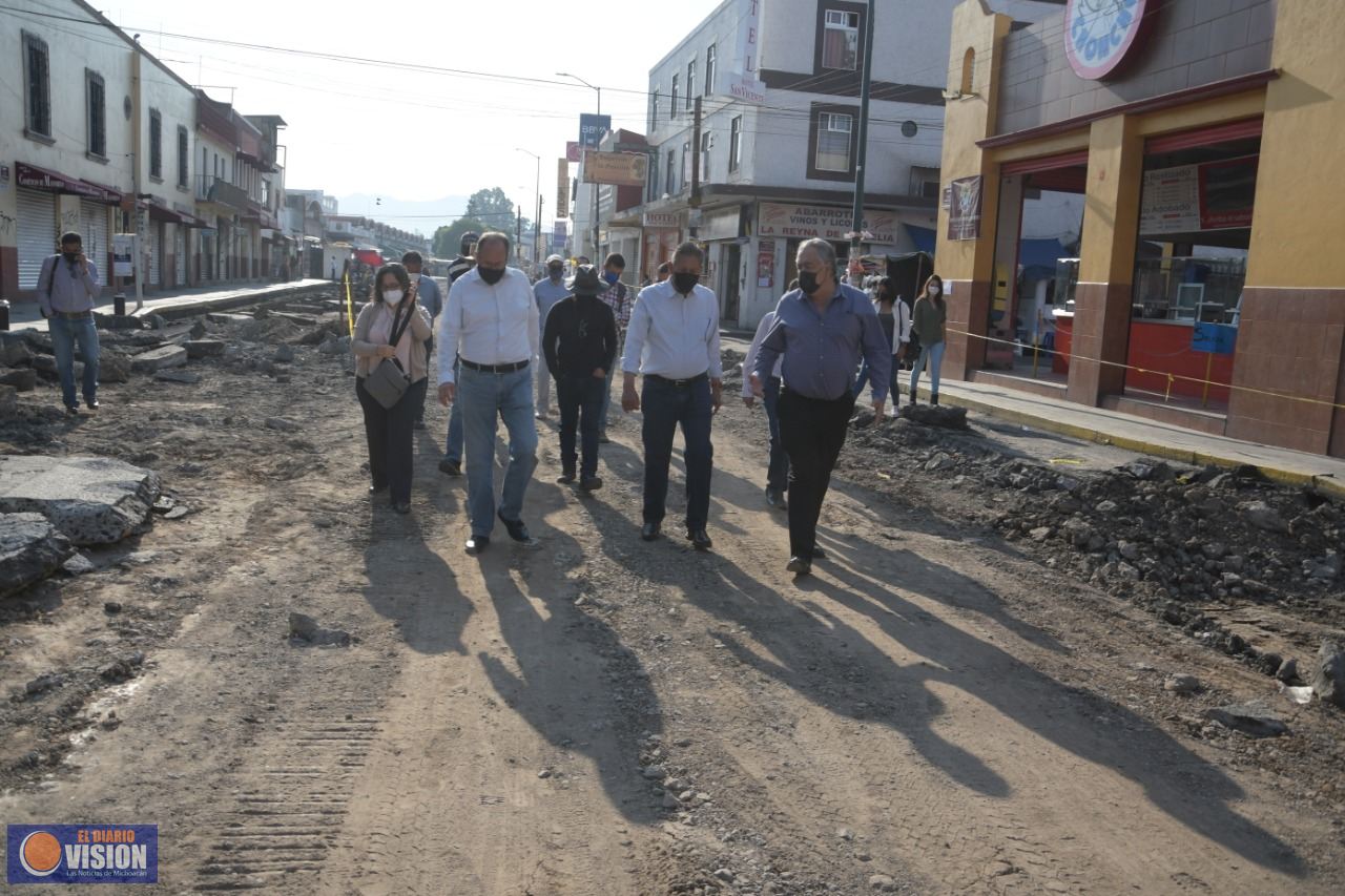 Supervisa Humberto Arróniz cortes a la  circulación en rehabilitación de Av. Lázaro Cárdenas