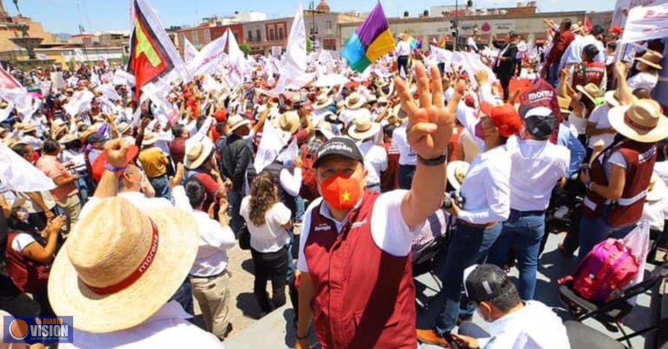 Morena, el único partido que defiende y promueve los principios de izquierda: Juan Carlos Barragán