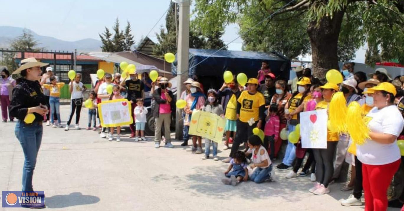 Con los comedores comunitarios tendremos niños y niñas mejor nutridos: Lorena Huitrón