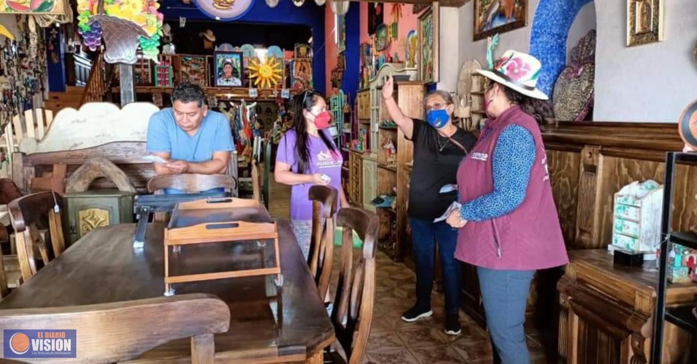 María Chávez Pérez, buscará nuevos mercados para los artesanos de Cuanajo